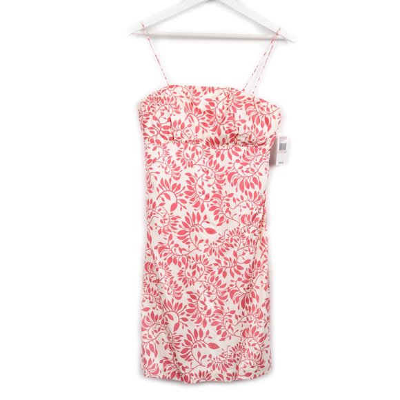 Vineyard Vines Floral Pink and White Mini Dress - Picture 1 of 9